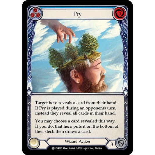 Image for Pry (Blue) (EVR130) (EVR) - Flesh and Blood TCG