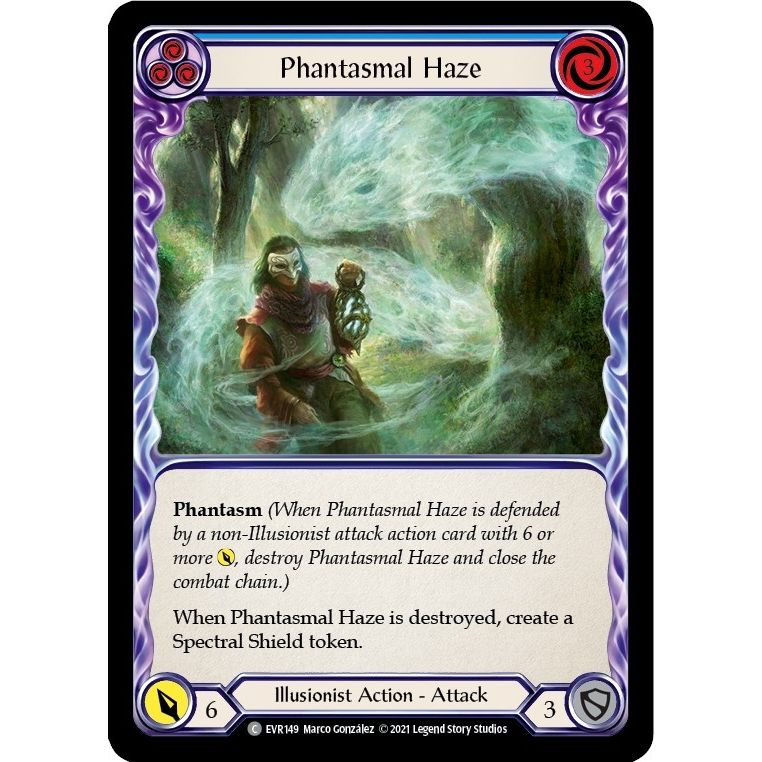 Image for Phantasmal Haze (Blue) (EVR149) (EVR) - Flesh and Blood TCG