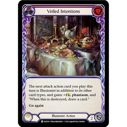 Image for Veiled Intentions (Red) (EVR150) (EVR) - Flesh and Blood TCG