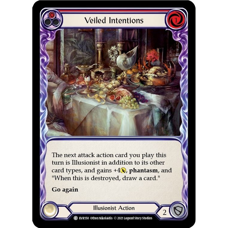 Image for Veiled Intentions (Red) (EVR150) (EVR) - Flesh and Blood TCG