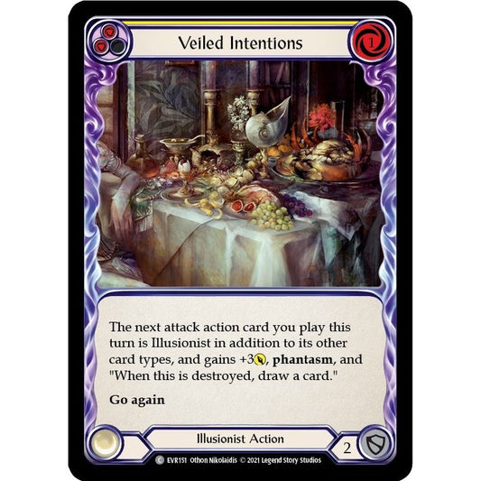 Image for Veiled Intentions (Yellow) (EVR151) (EVR) - Flesh and Blood TCG