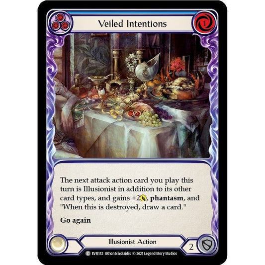 Image for Veiled Intentions (Blue) (EVR152) (EVR) - Flesh and Blood TCG