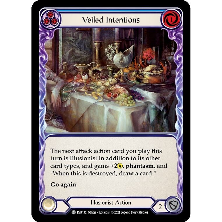 Image for Veiled Intentions (Blue) (EVR152) (EVR) - Flesh and Blood TCG