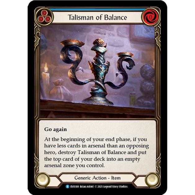 Image for Talisman of Balance (EVR188) (EVR) - Flesh and Blood TCG