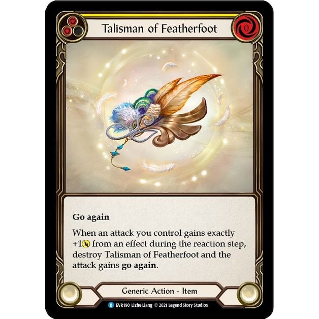 Image for Talisman of Featherfoot (EVR190) (EVR) - Flesh and Blood TCG