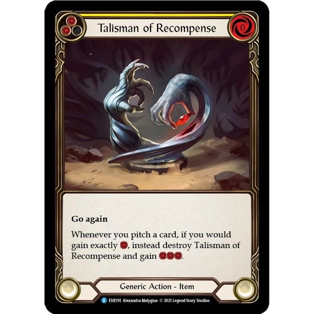 Image for Talisman of Recompense (EVR191) (EVR) - Flesh and Blood TCG