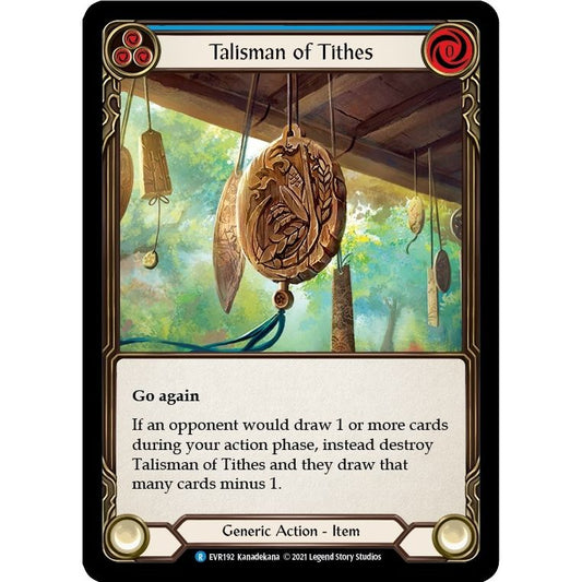Image for Talisman of Tithes (EVR192) (EVR) - Flesh and Blood TCG