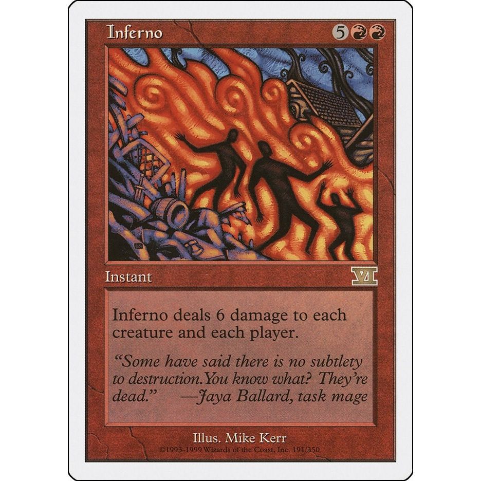Image for Inferno (191) (6ED) - Magic: The Gathering