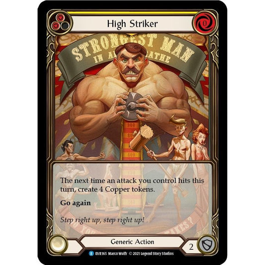 Image for High Striker (Yellow) (Extended Art) (EVR165) (EVR) - Flesh and Blood TCG