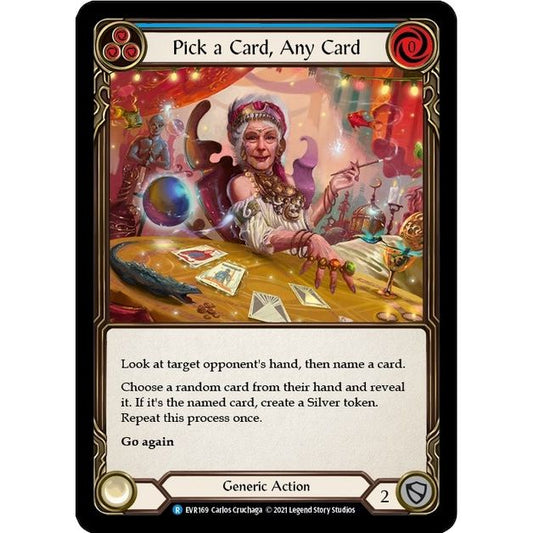 Image for Pick a Card, Any Card (Blue) (EVR169) (EVR) - Flesh and Blood TCG