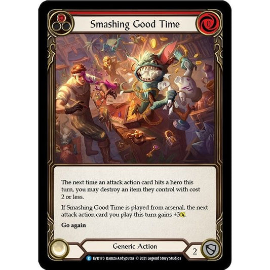 Image for Smashing Good Time (Red) (EVR170) (EVR) - Flesh and Blood TCG