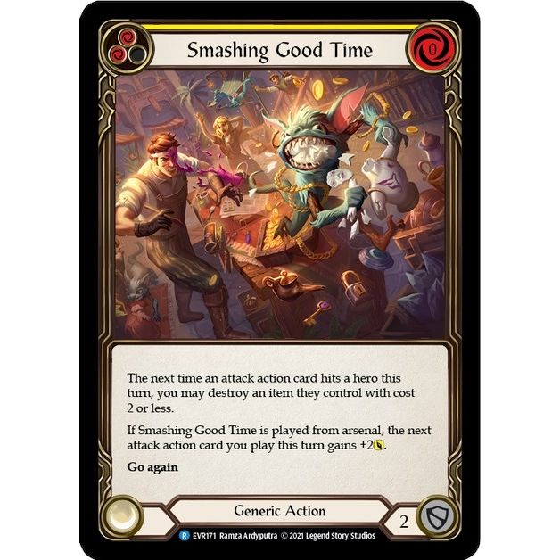 Image for Smashing Good Time (Yellow) (EVR171) (EVR) - Flesh and Blood TCG