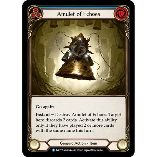 Image for Amulet of Echoes (EVR177) (EVR) - Flesh and Blood TCG