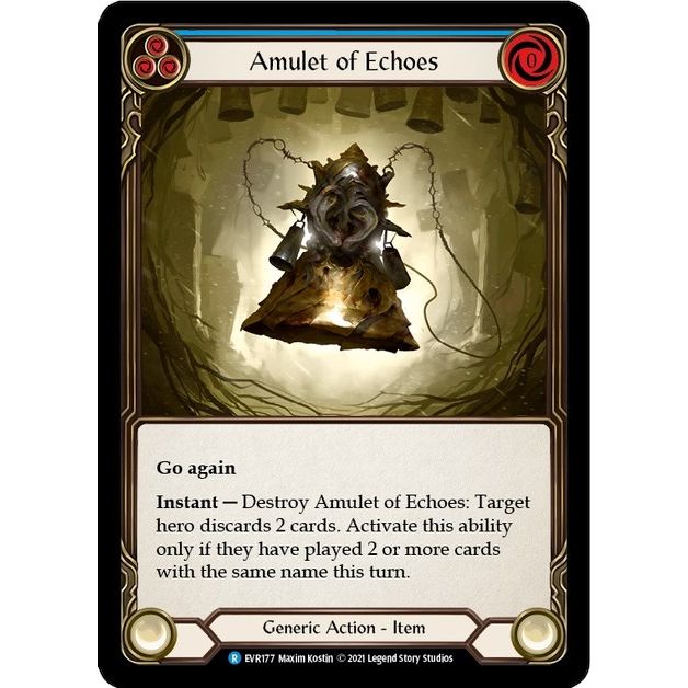 Image for Amulet of Echoes (EVR177) (EVR) - Flesh and Blood TCG