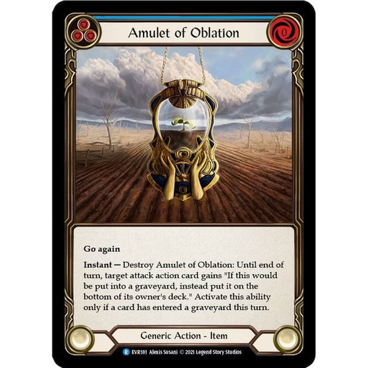 Image for Amulet of Oblation (EVR181) (EVR) - Flesh and Blood TCG