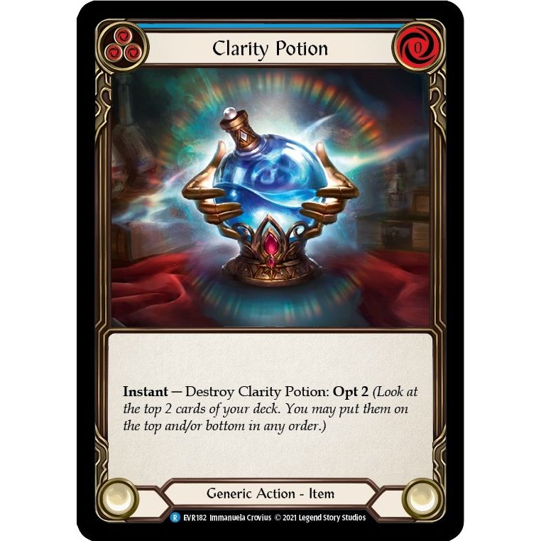 Image for Clarity Potion (EVR182) (EVR) - Flesh and Blood TCG
