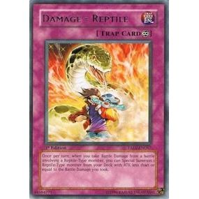 Image for Damage = Reptile (TAEV-EN067) (TAEV) - YuGiOh