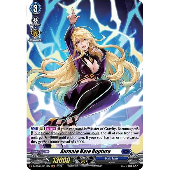 Image for Aureate Haze Rupture (Holo) (D-BT04/H11EN) (D-BT04) - Cardfight Vanguard