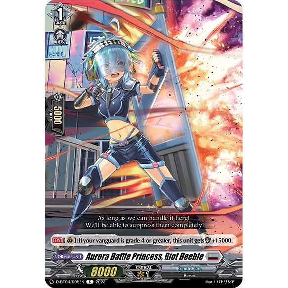 Image for Aurora Battle Princess, Riot Beeble (D-BT04/095EN) (D-BT04) - Cardfight Vanguard