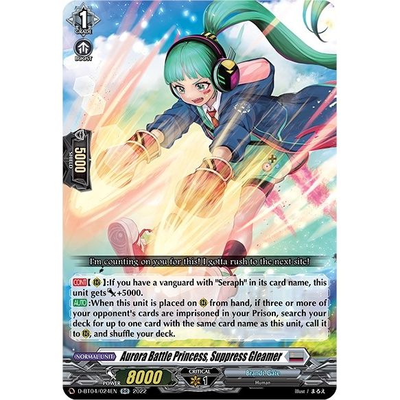 Image for Aurora Battle Princess, Suppress Gleamer (D-BT04/024EN) (D-BT04) - Cardfight Vanguard