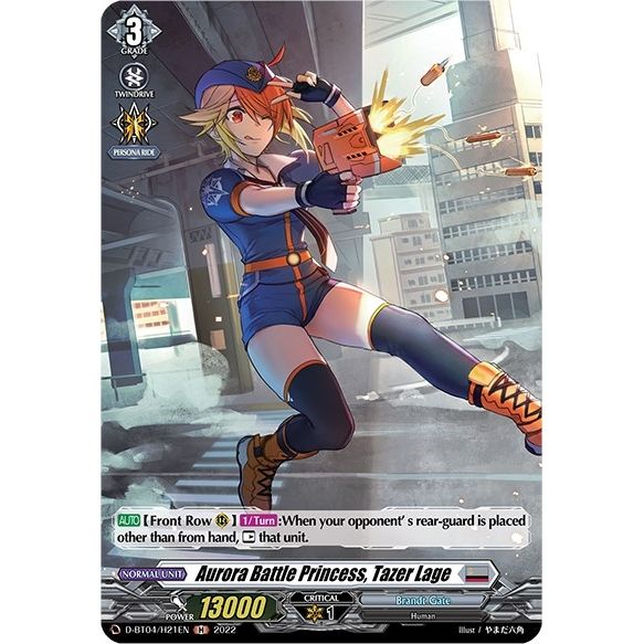 Image for Aurora Battle Princess, Tazer Lage (Holo) (D-BT04/H21EN) (D-BT04) - Cardfight Vanguard