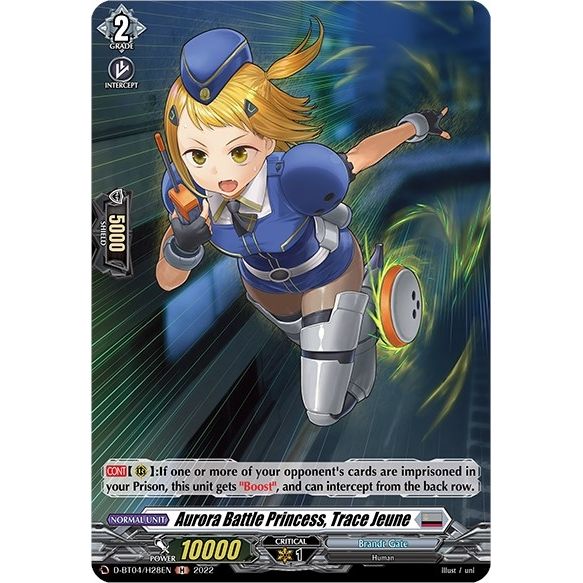 Image for Aurora Battle Princess, Trace Jeune (Holo) (D-BT04/H28EN) (D-BT04) - Cardfight Vanguard