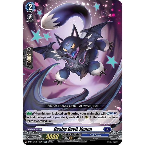 Image for Desire Devil, Kenen (D-BT04/019EN) (D-BT04) - Cardfight Vanguard