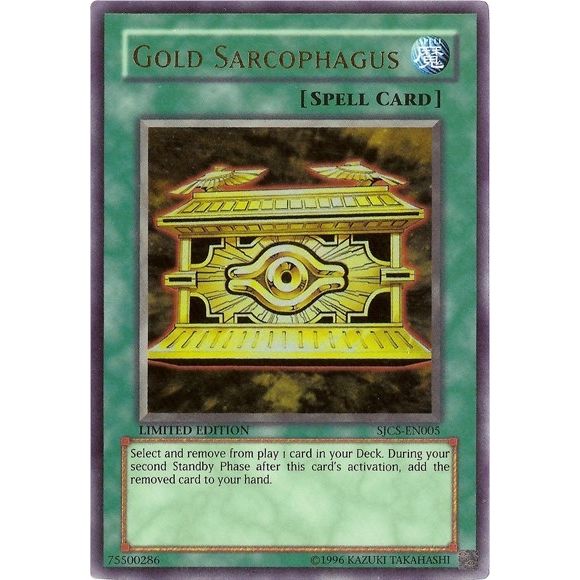 Image for Gold Sarcophagus (SJCS-EN005) - YuGiOh