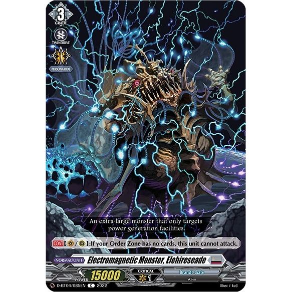 Image for Electromagnetic Monster, Elehireseade (D-BT04/085EN) (D-BT04) - Cardfight Vanguard
