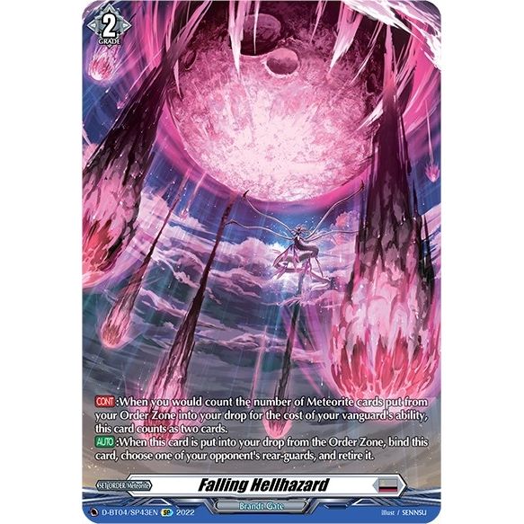 Image for Falling Hellhazard (SP) (D-BT04/SP43EN) (D-BT04) - Cardfight Vanguard