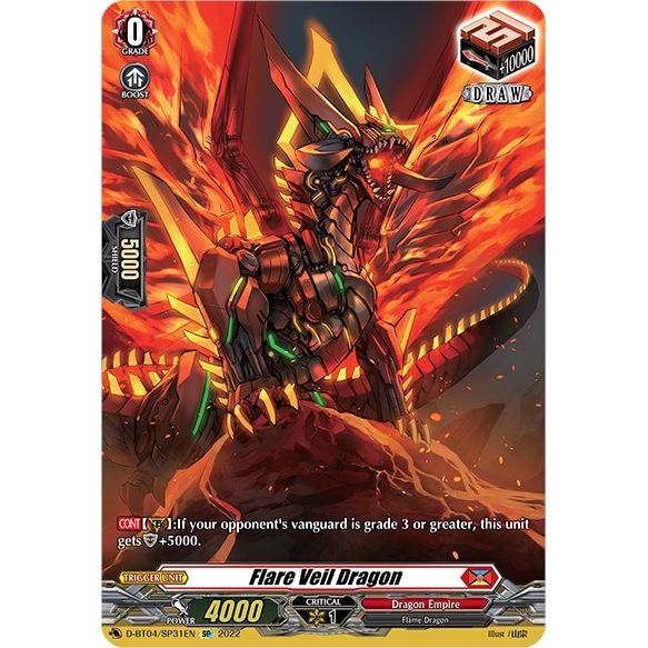Image for Flare Veil Dragon (SP) (D-BT04/SP31EN) (D-BT04) - Cardfight Vanguard