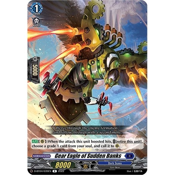 Image for Gear Eagle of Sudden Banks (D-BT04/039EN) (D-BT04) - Cardfight Vanguard