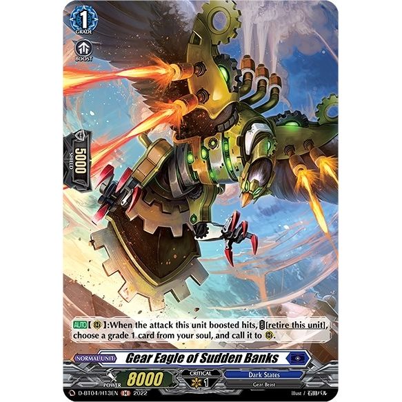Image for Gear Eagle of Sudden Banks (Holo) (D-BT04/H13EN) (D-BT04) - Cardfight Vanguard
