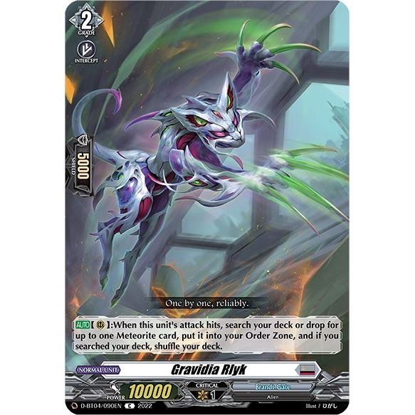 Image for Gravidia Rlyk (D-BT04/090EN) (D-BT04) - Cardfight Vanguard