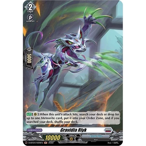 Image for Gravidia Rlyk (Holo) (D-BT04/H29EN) (D-BT04) - Cardfight Vanguard