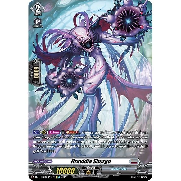 Image for Gravidia Shergo (SP) (D-BT04/SP23EN) (D-BT04) - Cardfight Vanguard