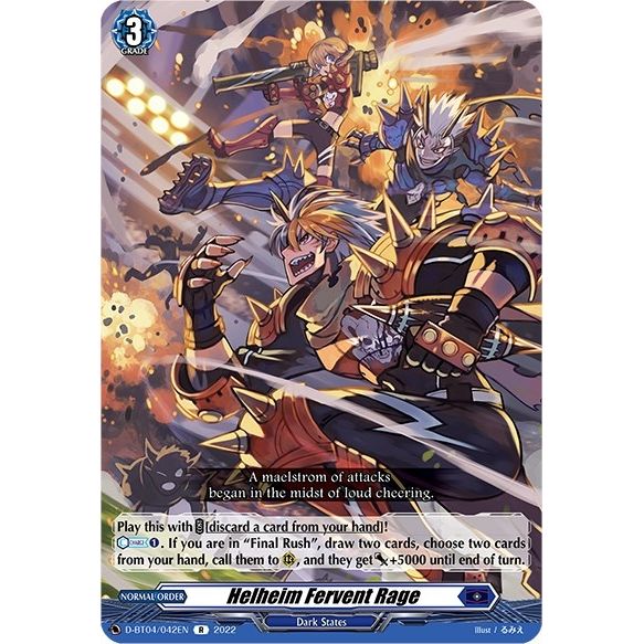 Image for Helheim Fervent Rage (D-BT04/042EN) (D-BT04) - Cardfight Vanguard