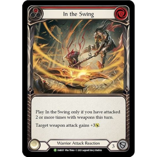 Image for In the Swing (Red) - FAB057 (FAB057) (PR) - Flesh and Blood TCG