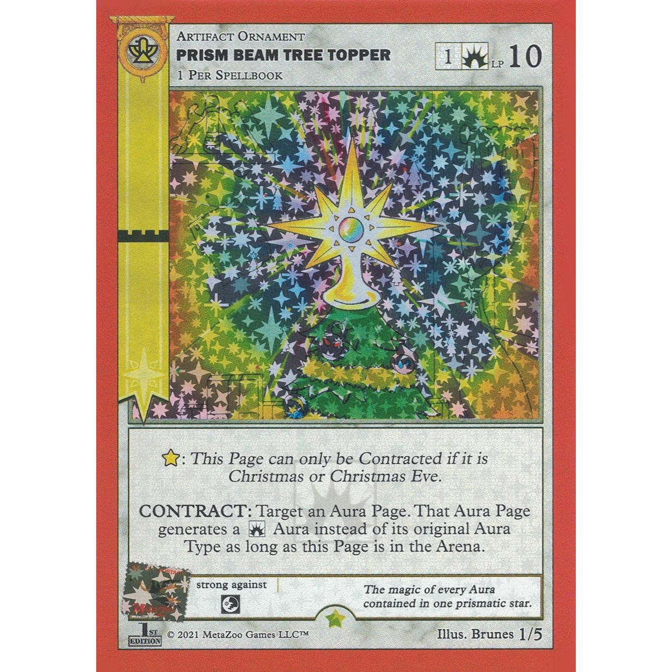 Image for Prism Beam Tree Topper (First Edition) (1/5) (HOLIP) - MetaZoo