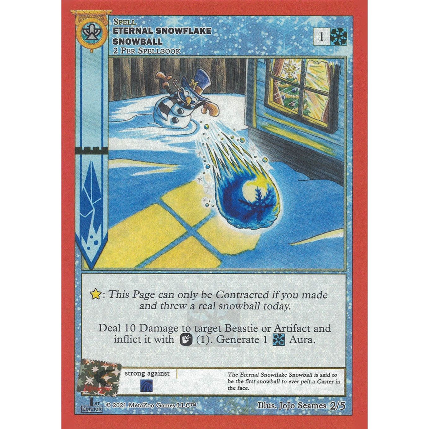 Image for Eternal Snowflake Snowball (First Edition) (2/5) (HOLIP) - MetaZoo