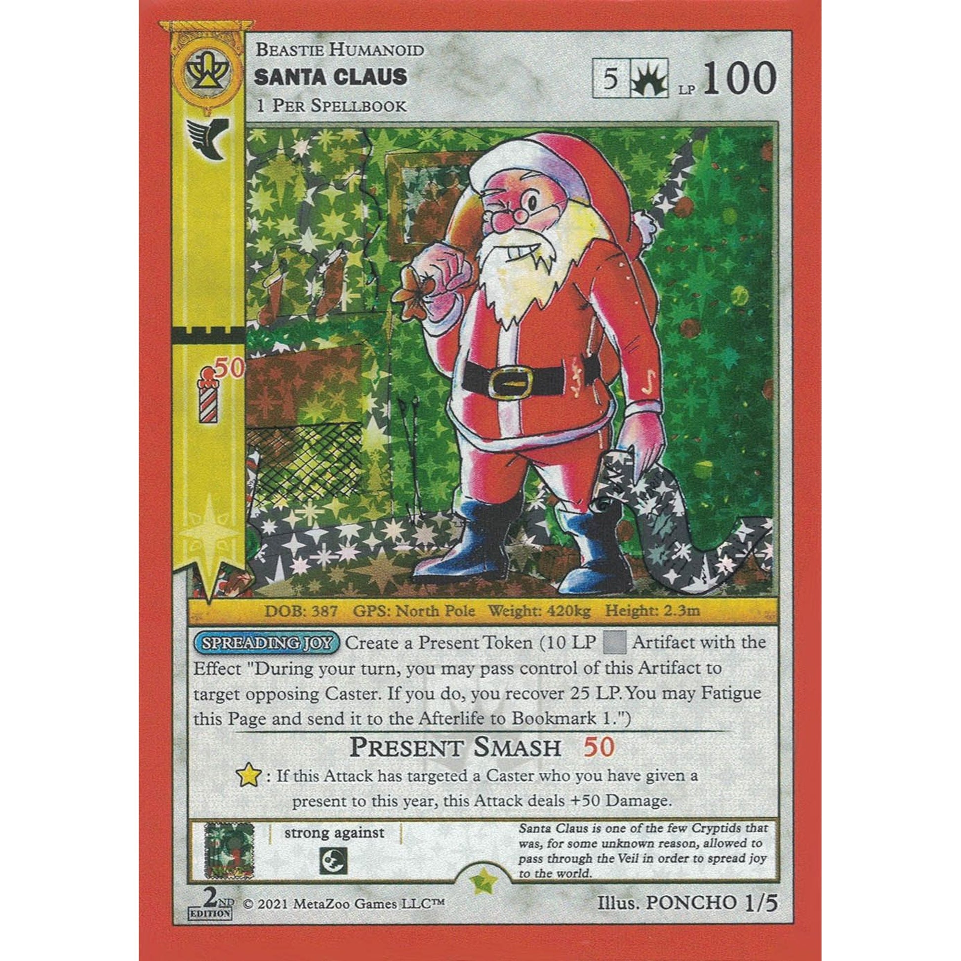 Image for Santa Claus (Holiday Promo 2021) (Second Edition) (1/5) (HOLIP) - MetaZoo