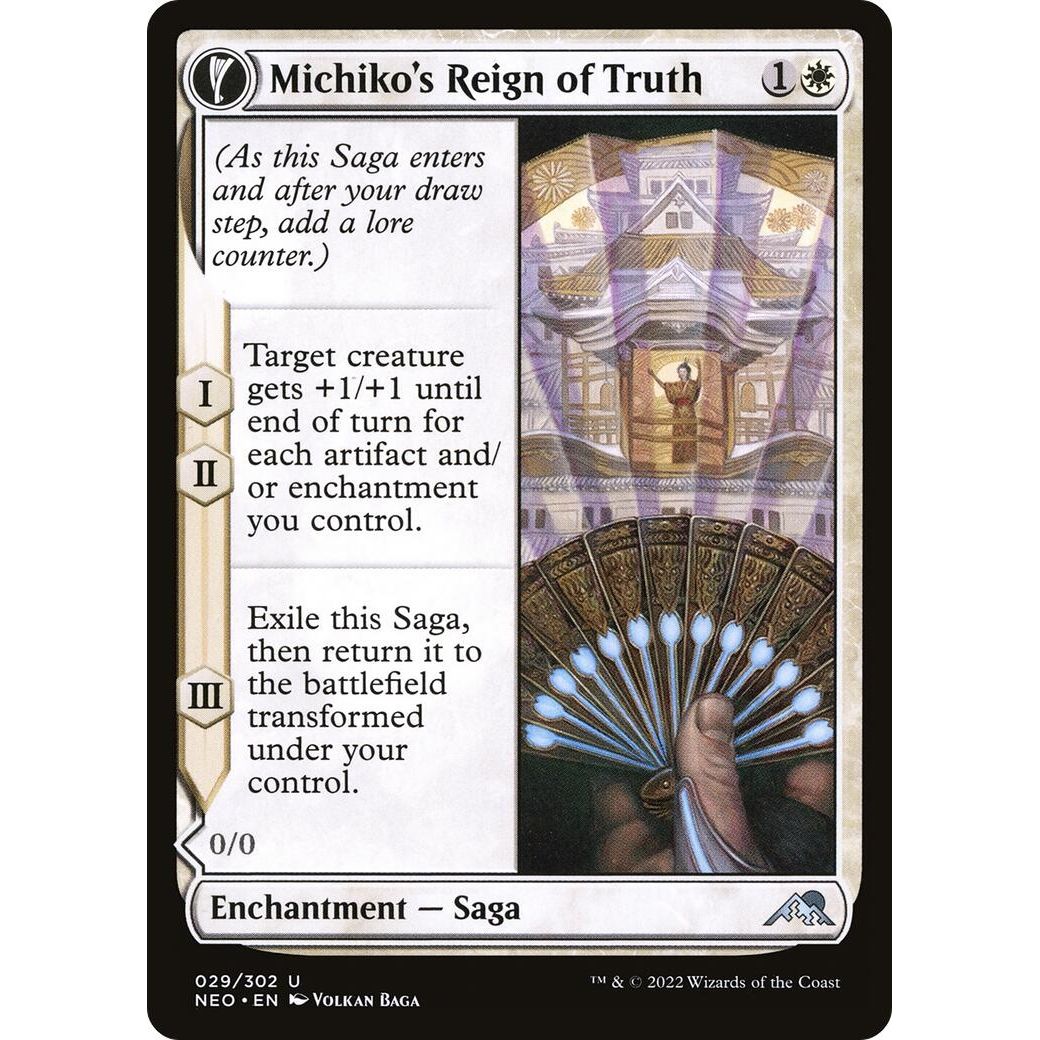 Image for Michiko's Reign of Truth (29) (NEO) - Magic: The Gathering