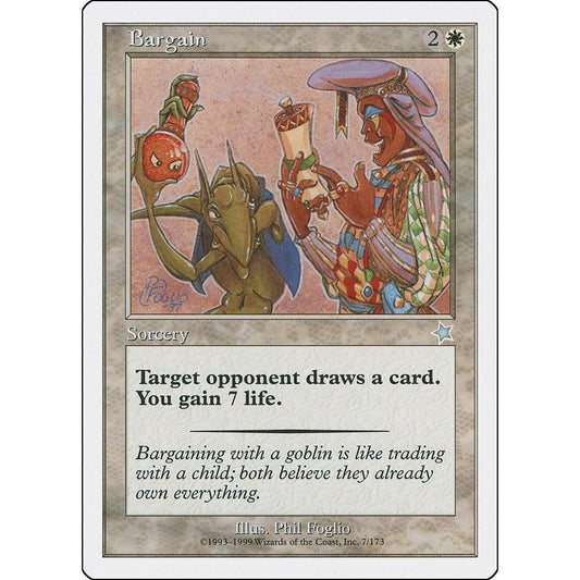 Image for Bargain (7) (S99) - Magic: The Gathering