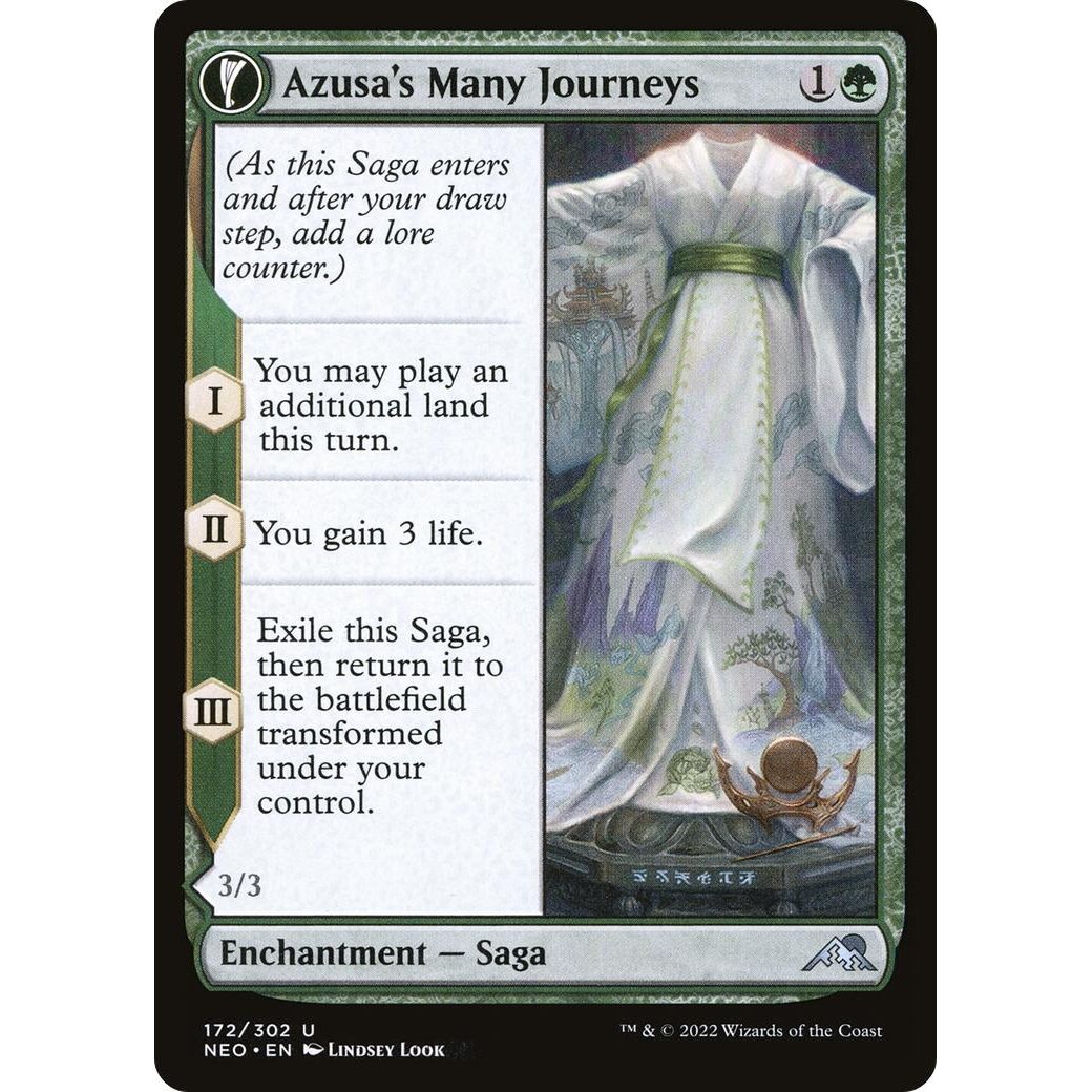 Image for Azusa's Many Journeys (172) (NEO) - Magic: The Gathering