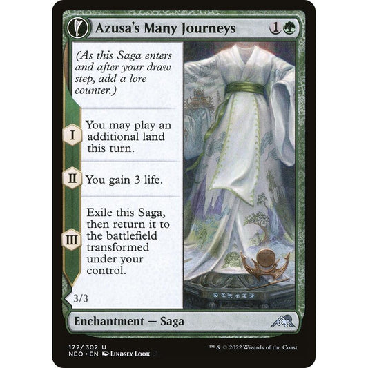 Image for Azusa's Many Journeys (172) (NEO) - Magic: The Gathering
