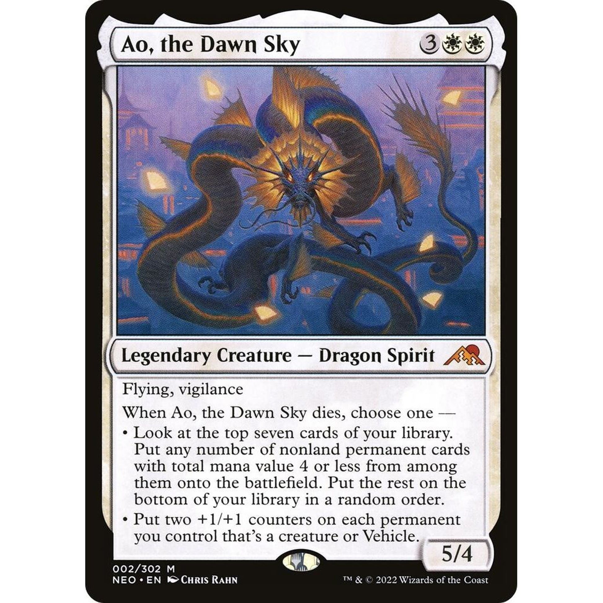 Image for Ao, the Dawn Sky (2) (NEO) - Magic: The Gathering