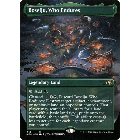 Image for Boseiju, Who Endures (Borderless) (412) (NEO) - Magic: The Gathering