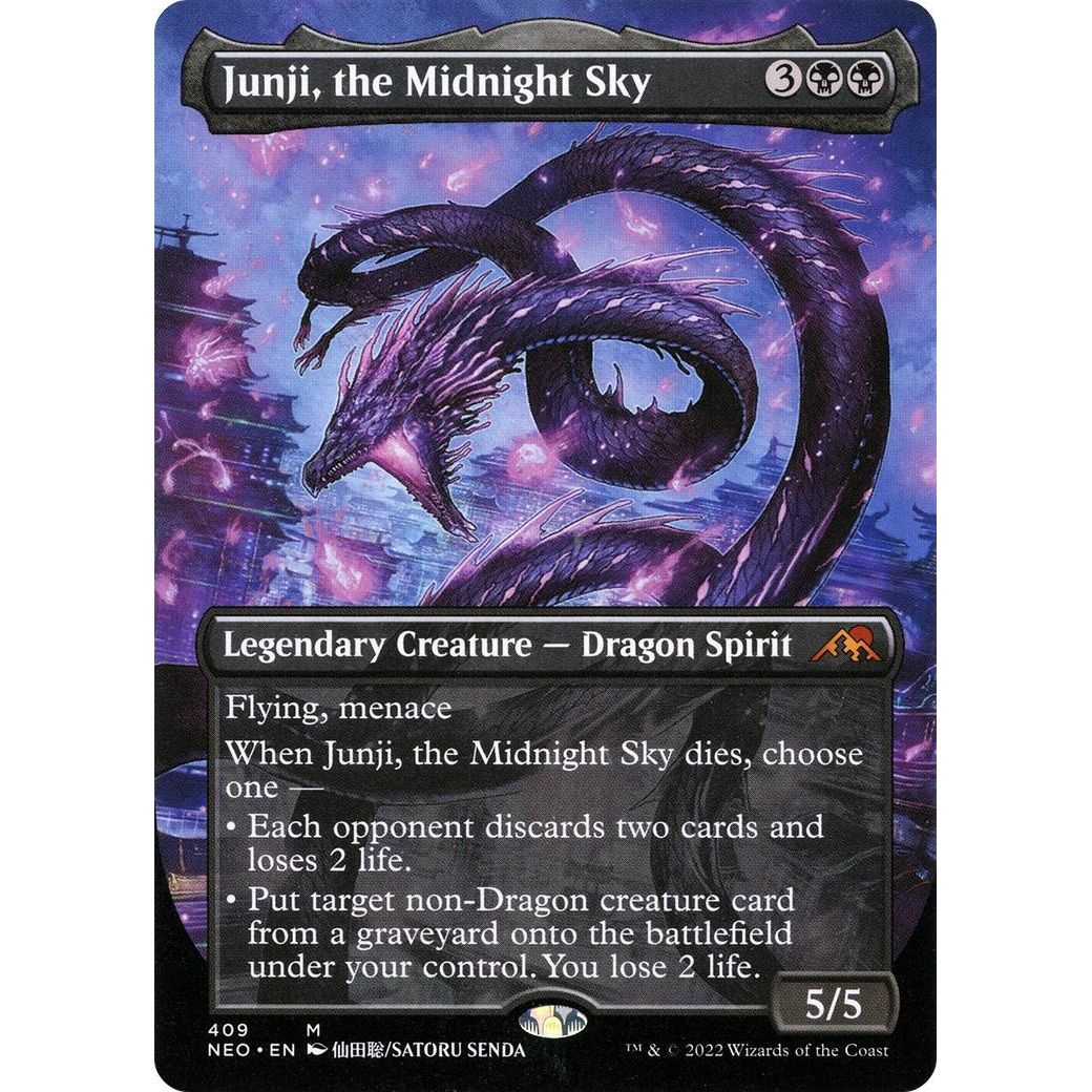 Image for Junji, the Midnight Sky (Borderless) (409) (NEO) - Magic: The Gathering