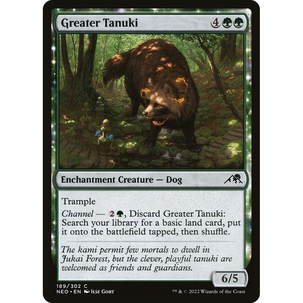 Image for Greater Tanuki (189) (NEO) - Magic: The Gathering