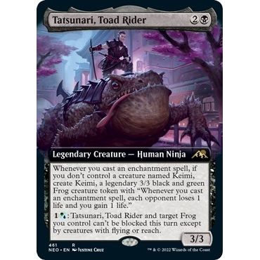 Image for Tatsunari, Toad Rider (Extended Art) (461) (NEO) - Magic: The Gathering
